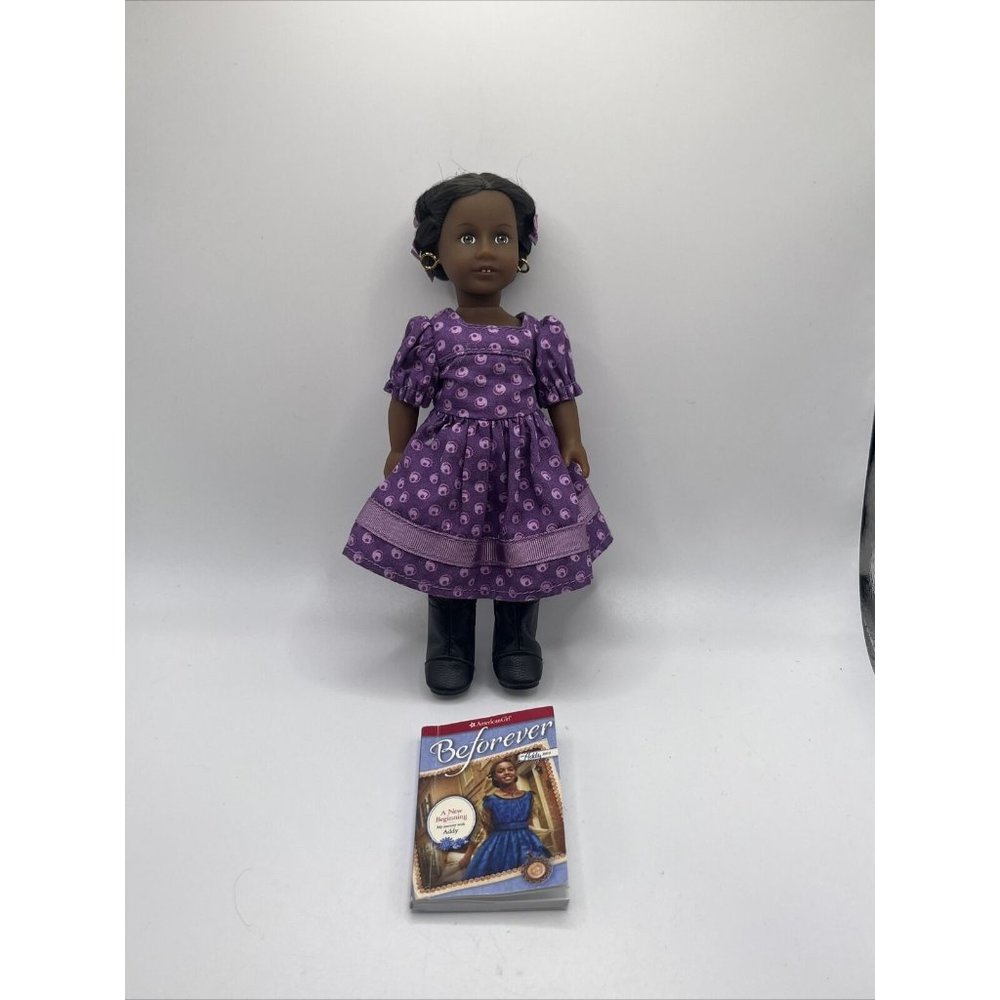 American Girl Addy's Sunday Best Dress 6inch Very Rare! with book